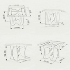 End Table 29" or 48" with Carved Rock Steel Base - 301 Rocky - SSQ29 3D Drawings
