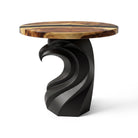 Handcrafted Dining Table with Aquila Table Base for Wood Table Top - White background