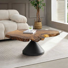 Live Edge Dining Table Top 43" x 36" Natural Slab interior - LE-43x36-0067