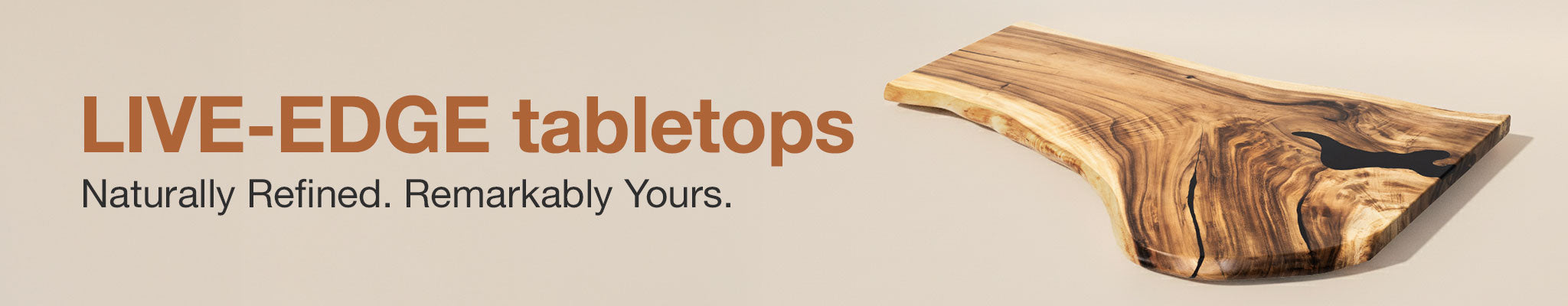 live edge table top banner pc