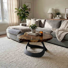 Manta Table Base 16" H Metal Design for Coffee Tables - thumb