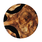 MCM Bar Table 35" or 41" Round in Epoxy Wood for Home Bars - 606 Blowy - SRU35 White Background