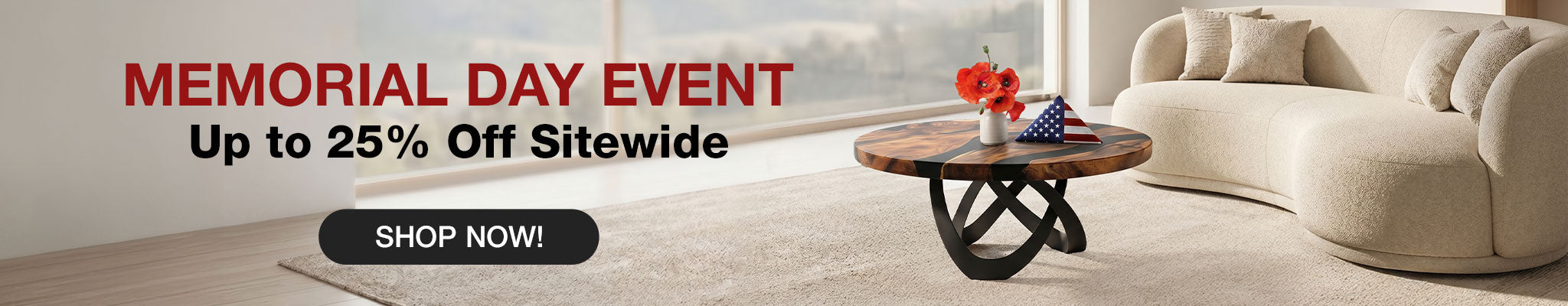 memorial day event banner - pc
