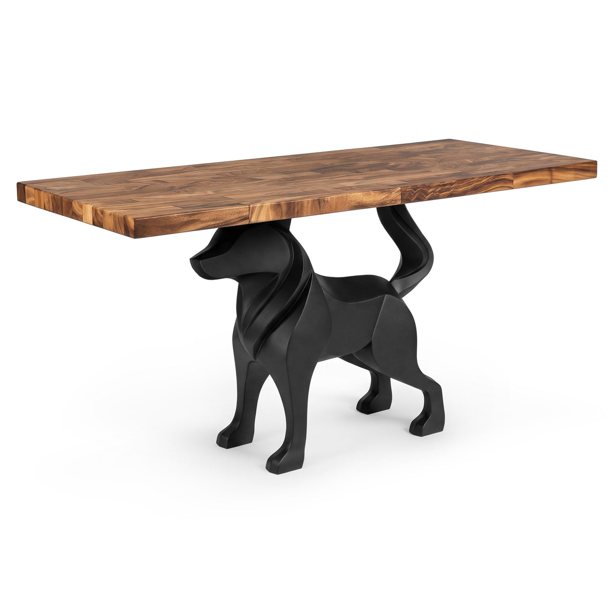 Metal Table Base Canis 28.5" H for Dining Table - BB-SRE60x24 White background