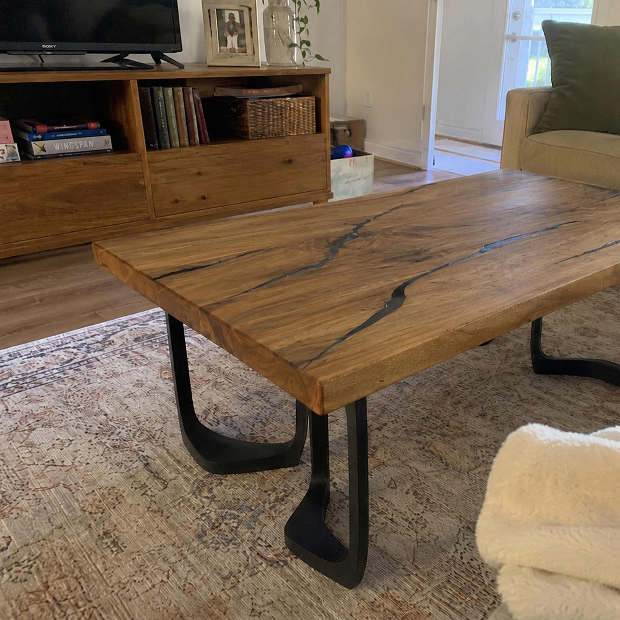 Metal Table Base Framie 16" H High Side Natural Wood Table -customer feedback