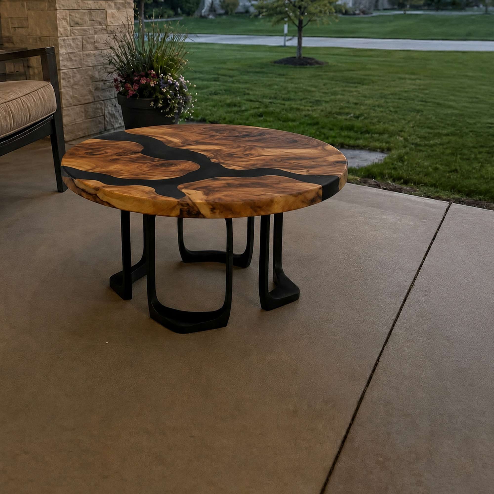 Metal Table Base Framie 16" H High Side Natural Wood Table -customer feedback