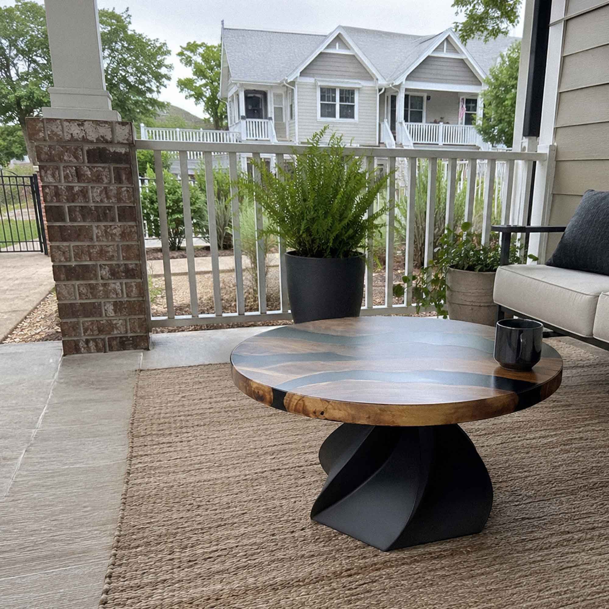 Metal Table Base Papao 16" H for Coffee Wood Table - customer feedback