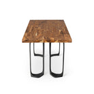 Metal Table Legs Framie 28.5" H for Butcher Block Desk - side white background