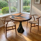 Modern Dining Table with Frost 28.5" H Steel Table Base -customer feedback thumb