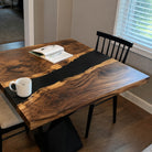 Modern Dining Table with Frost 28.5" H Steel Table Base - customer feedback