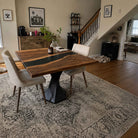 Modern Dining Table with Frost 28.5" H Steel Table Base - customer feedback