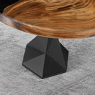 Modern Dining Table with Frost 28.5" H Steel Table Base - interior