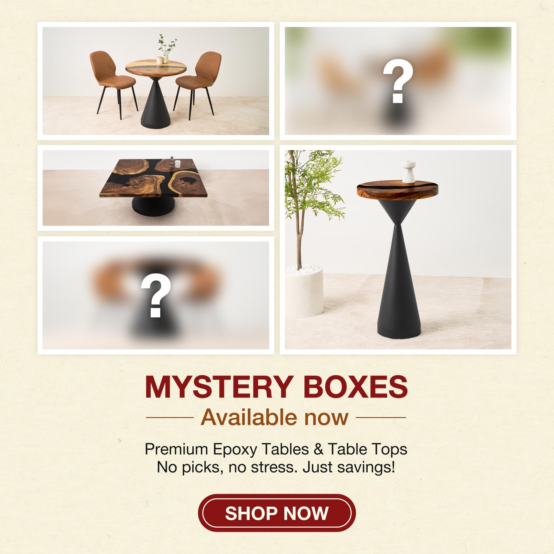mystery box banner
