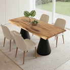 Natural Wood Table Top – Handcrafted with Unique Grain - NA_SRE60x24-002  Interior