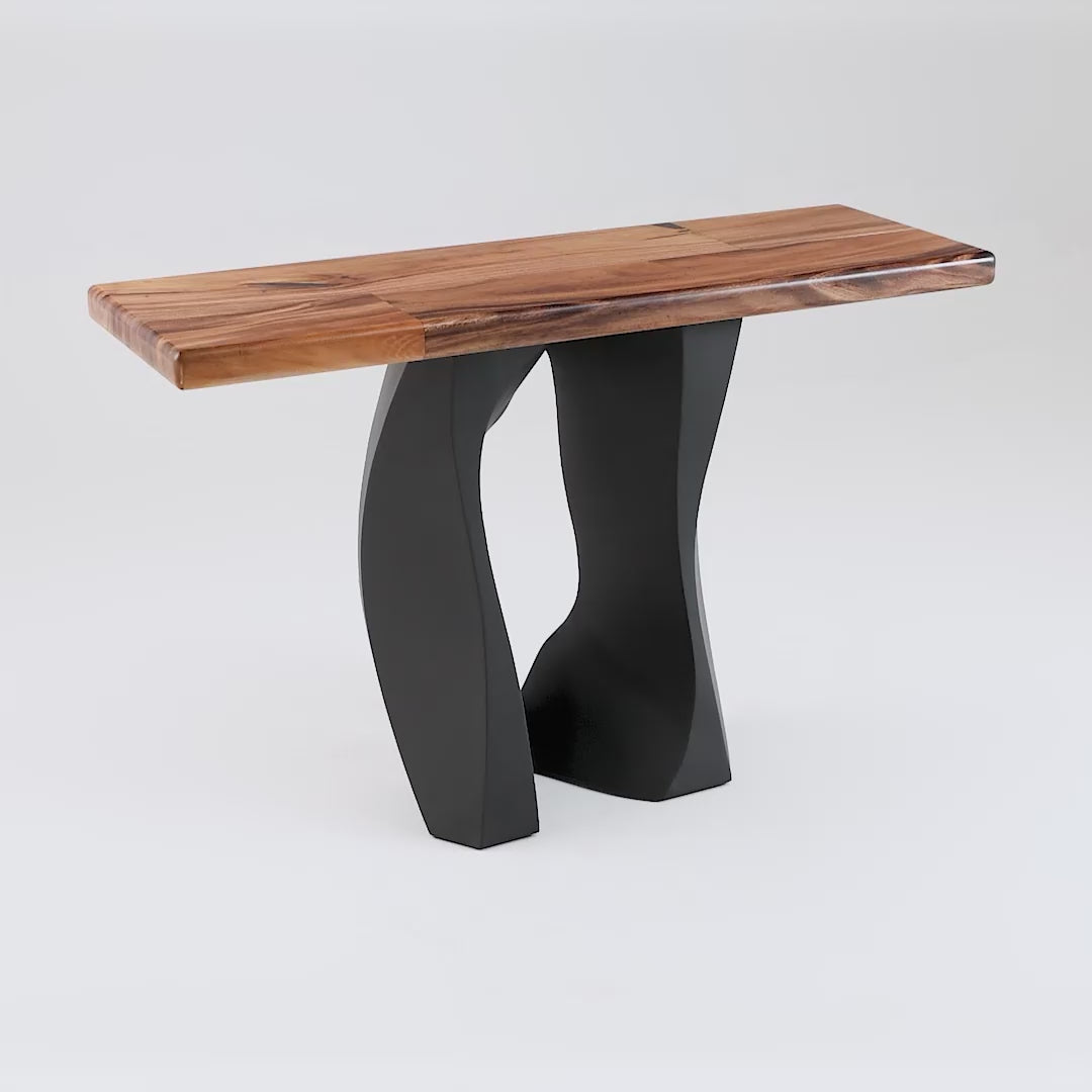 Metal Table Base Side Rocky 28.5" H for Console Table video