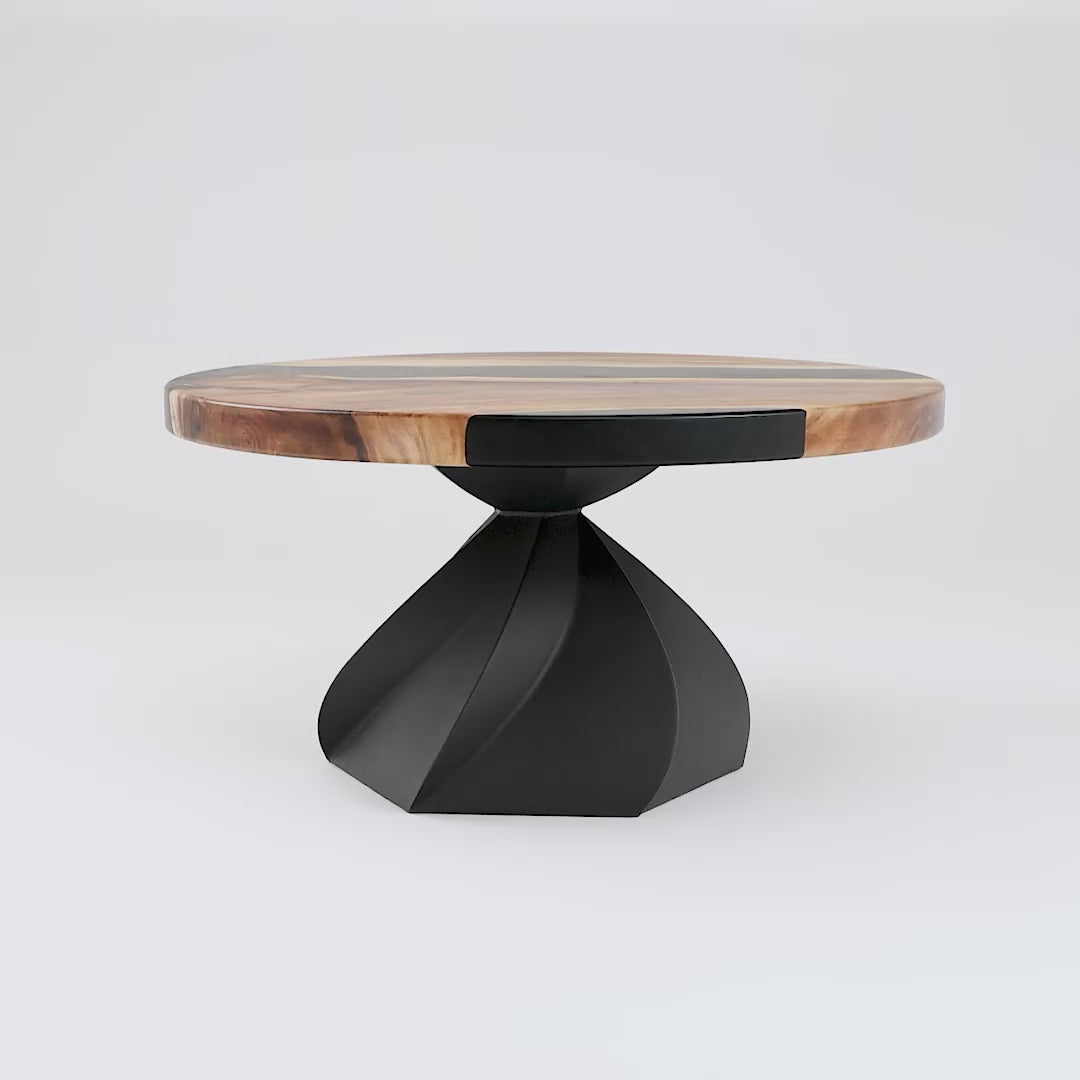 Metal Table Base Papao 16" H for Coffee Wood Table video