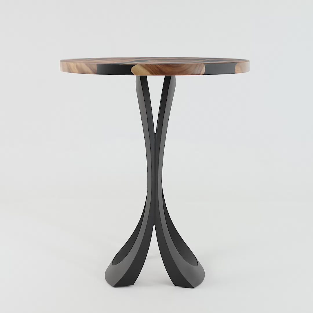 Table Base Manta 40" H Metal Design Side Table video