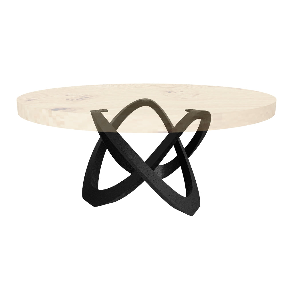 Coffee Table with Looper 16" H Metal Table Base - AR media