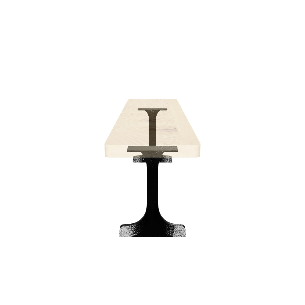 Bench 23" - 60" with Steel Legs for Bedroom & End of Bed - 204 Goblet - AR