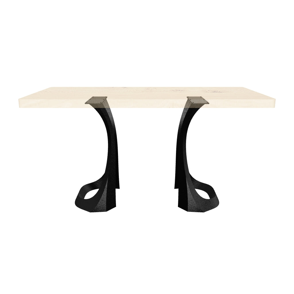 Dining Table with Fello 28.5" H Metal Table Legs - AR media