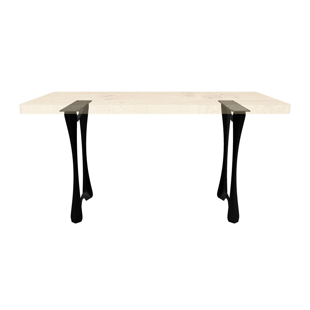 Dining Table with Tangen 28.5" H Metal Table Legs - AR media