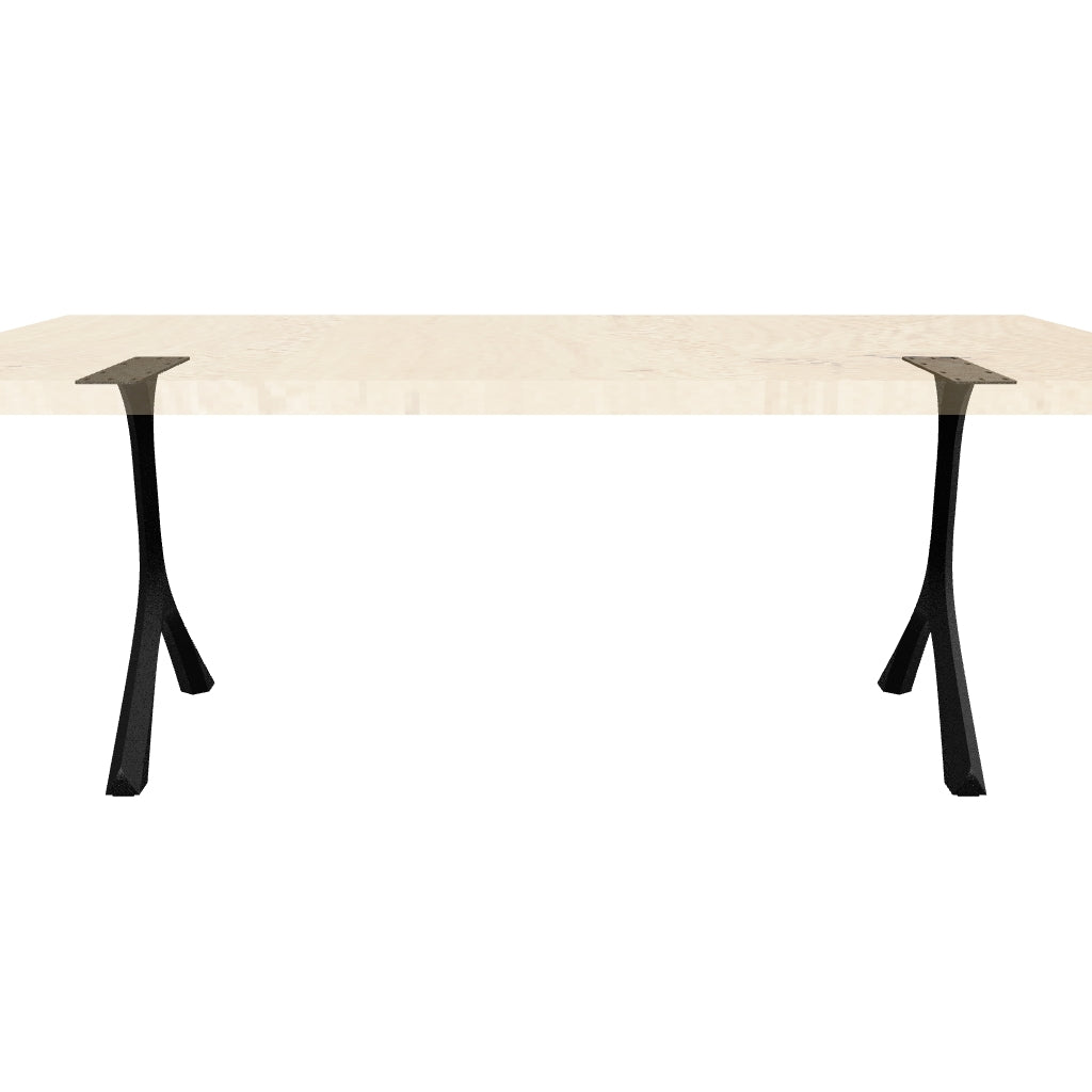 Industrial Dining Table with Wilis 28.5" H Table Legs - AR media