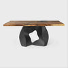 Dining Table with Rocky 28.5" H Metal Table Base - video