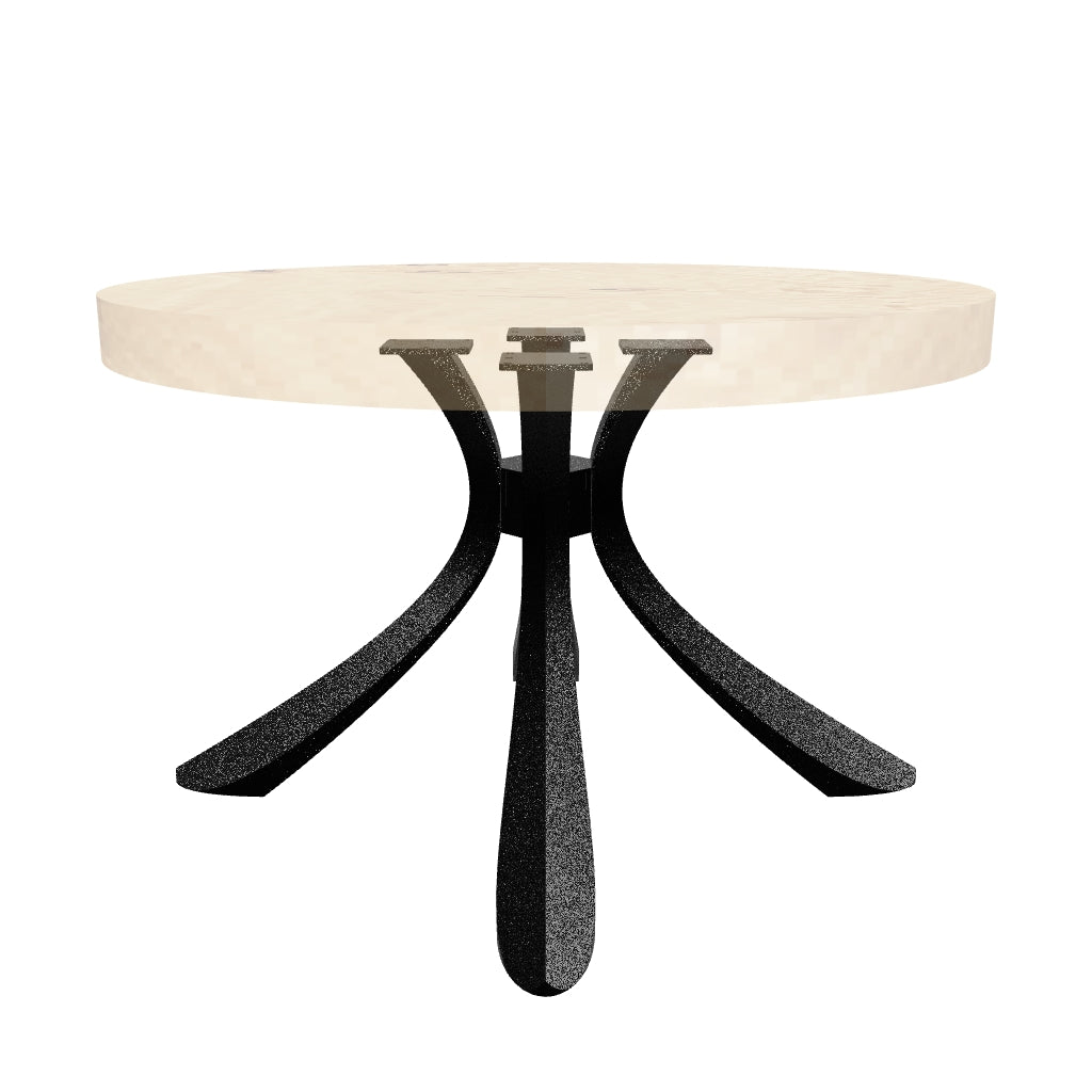 Coffee Table 29" Round & Square for Modern Living Rooms - 127 Zolia - SRU 29 AR Media 