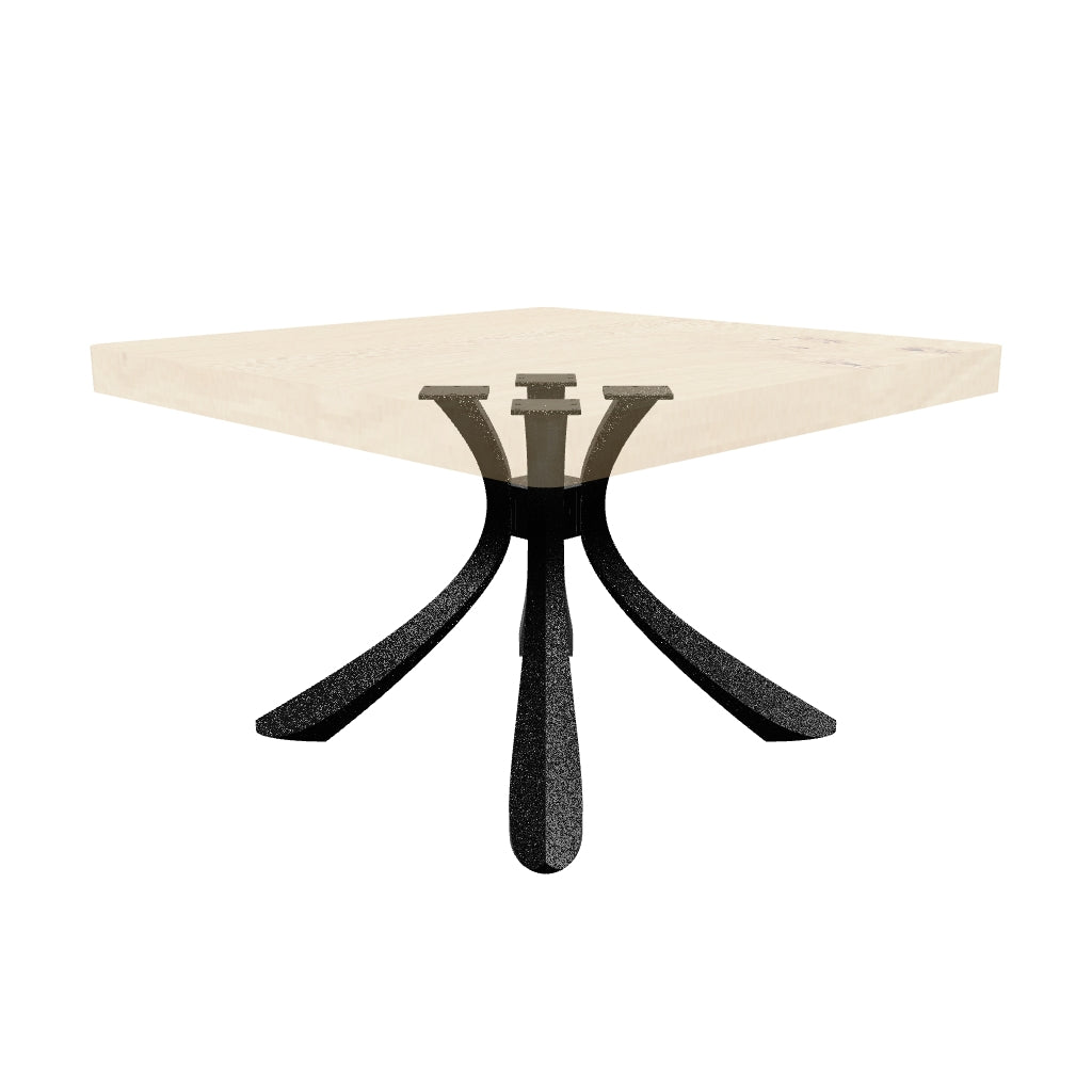 Coffee Table 29" Round & Square for Modern Living Rooms - 127 Zolia - SSQ 29 AR Media 