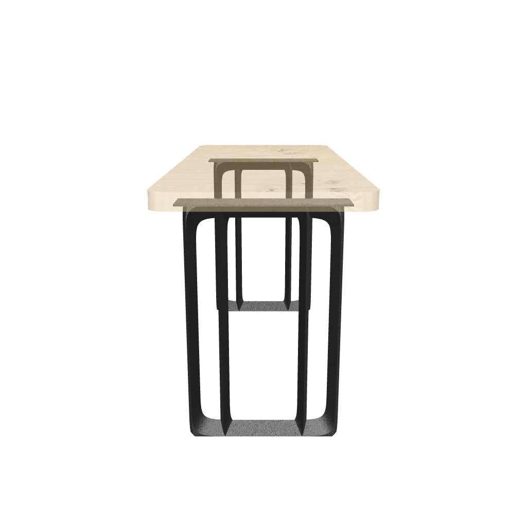 Dining Table Legs 28.5" H for DIY Table Builds - 401 Colum - 18L Leg only AR Media