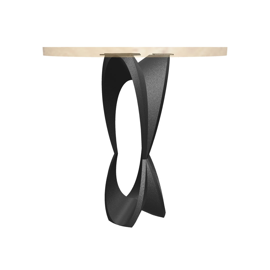 MCM Bar Table 35" or 41" Round in Epoxy Wood for Home Bars - 606 Blowy - SRU41 AR Media
