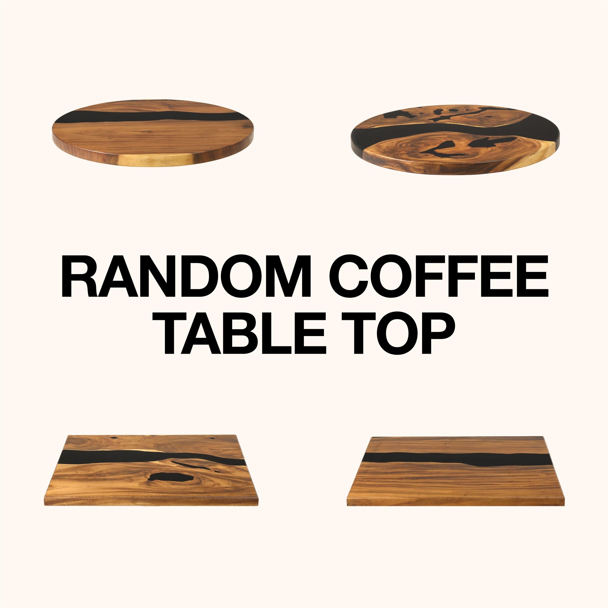 random coffee table top