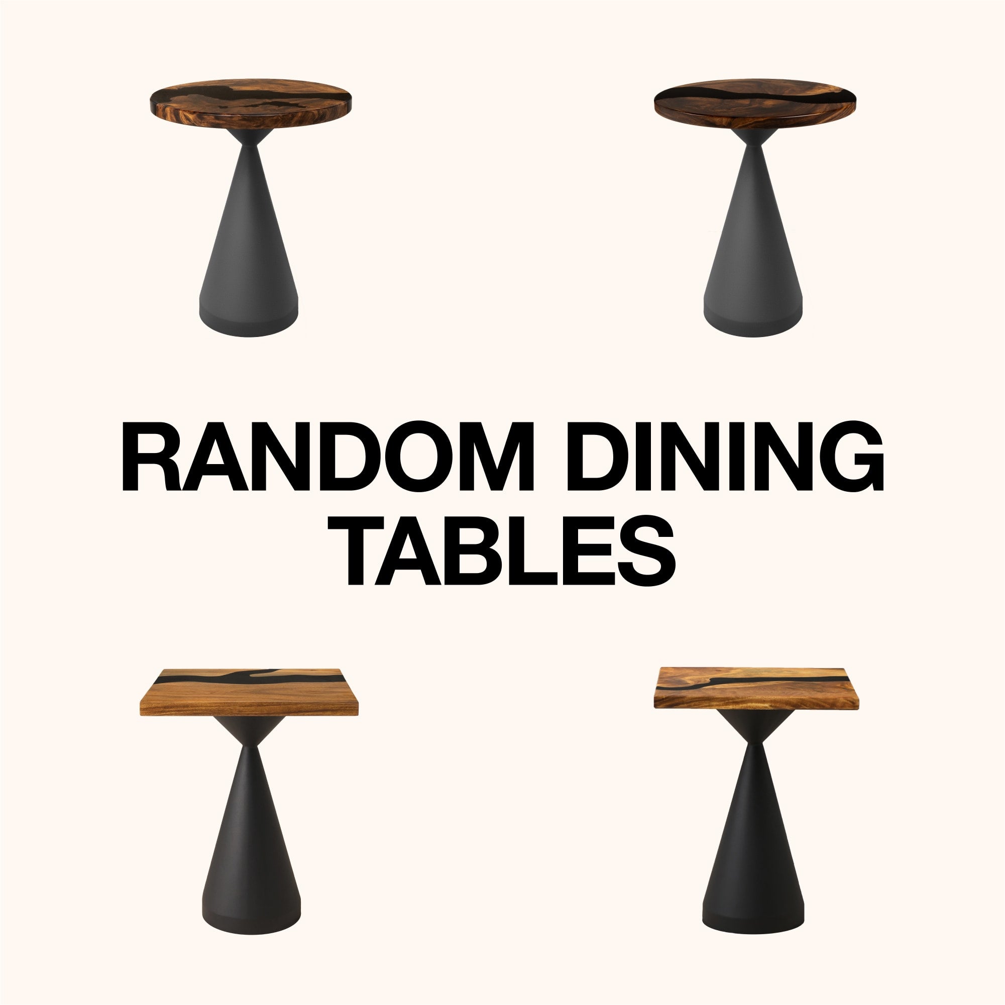 random dining tables