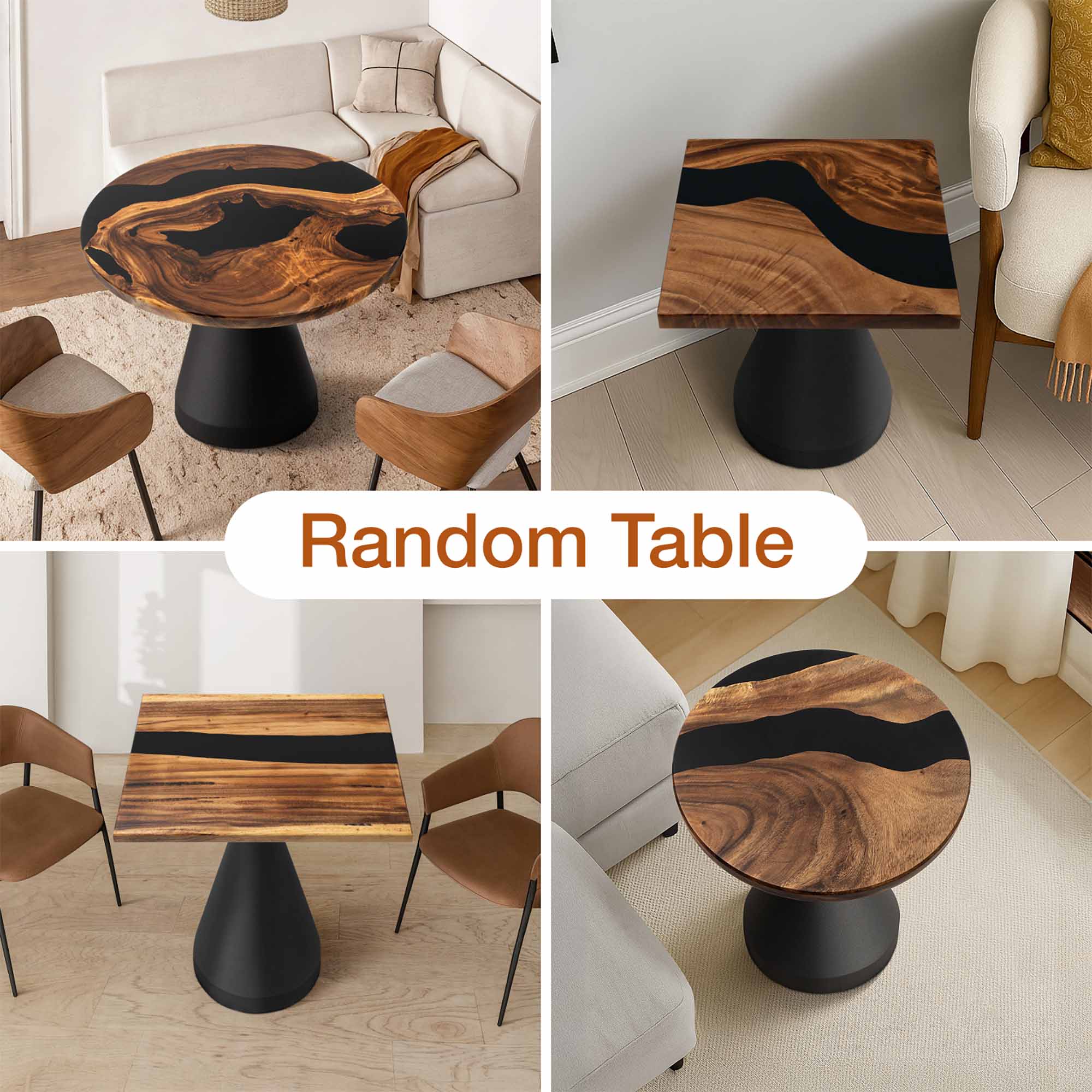 RANDOM TABLES – Unique Wood Patterns