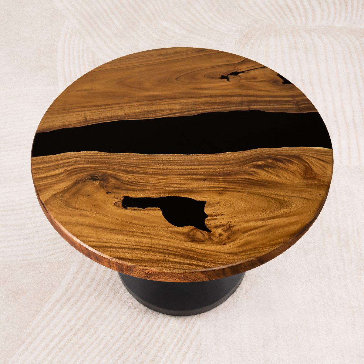 round epoxy resin table top 35 inches c