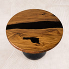 round epoxy resin table top 35 inches c