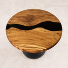 round black epoxy table top 35 inches d