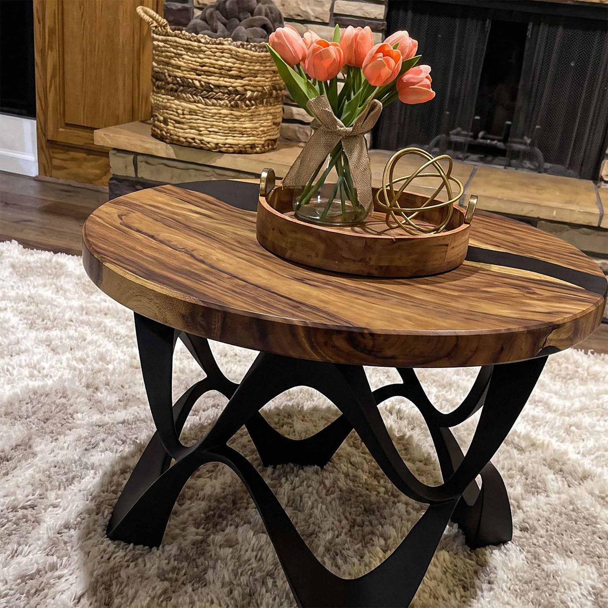 Round Coffee Table 35" for Modern Living Rooms and Studios - 118 Fonia -  Customer feedback