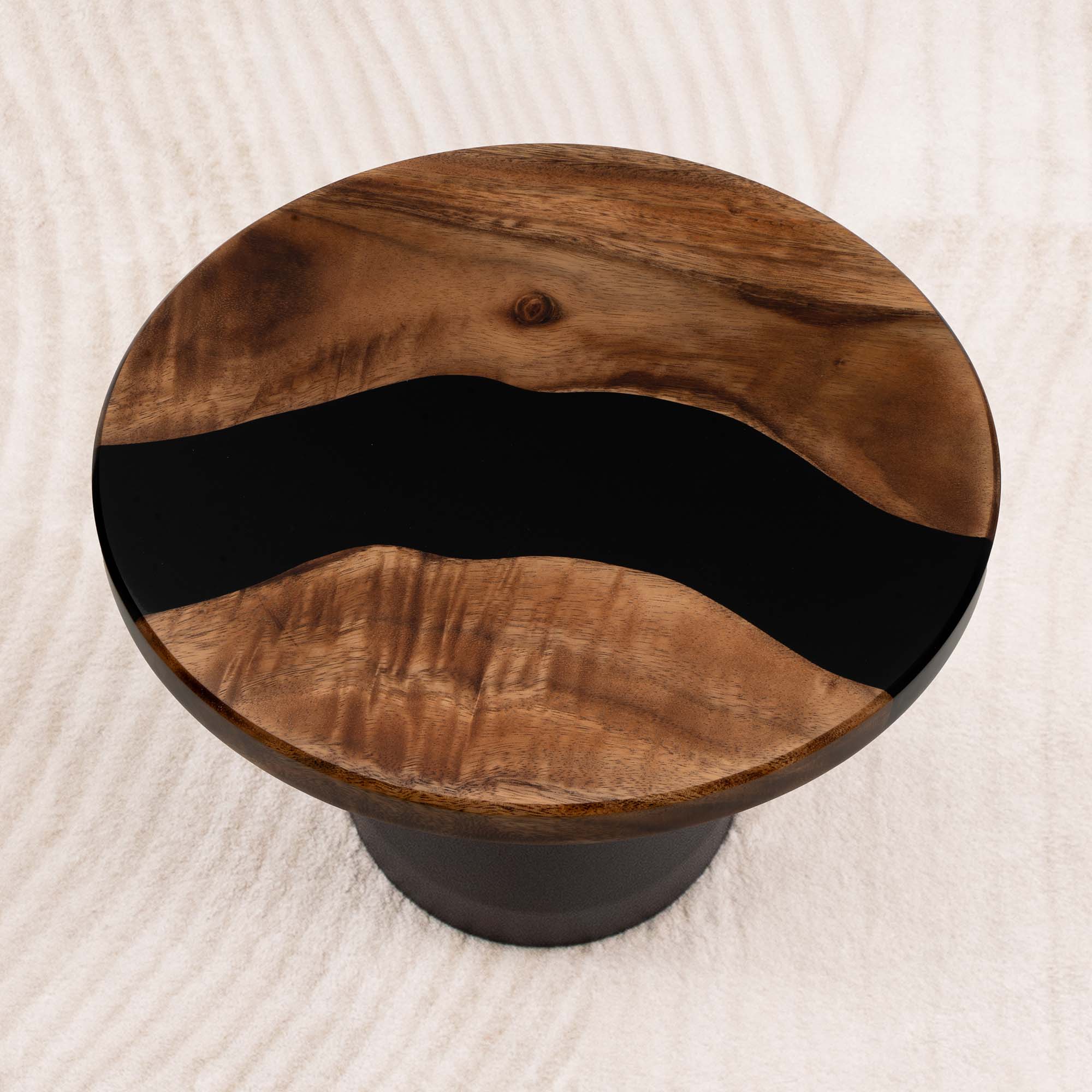 round epoxy resin table top 15 inches sru15x15 13