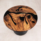 Round Wood Epoxy Resin Table Top 41 Inches