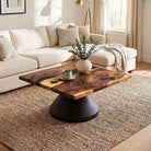 Square Wooden Epoxy Coffee Table 41" x 41" - SSQ41x41-291 - thumb