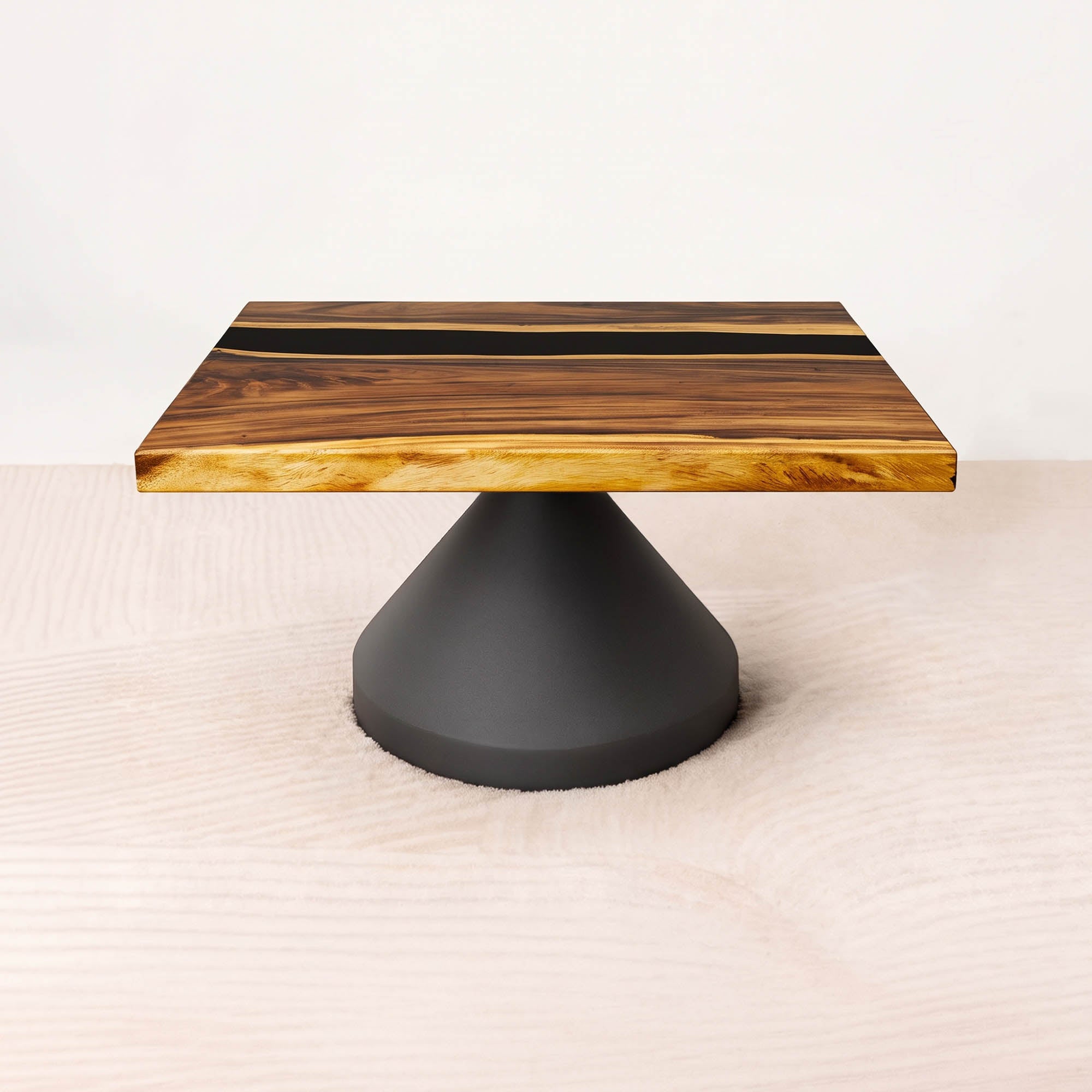 Square Wooden Epoxy Coffee Table 41" x 41" - SSQ41x41-291 - thumb
