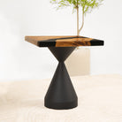 square epoxy resin table top 15 inches 2