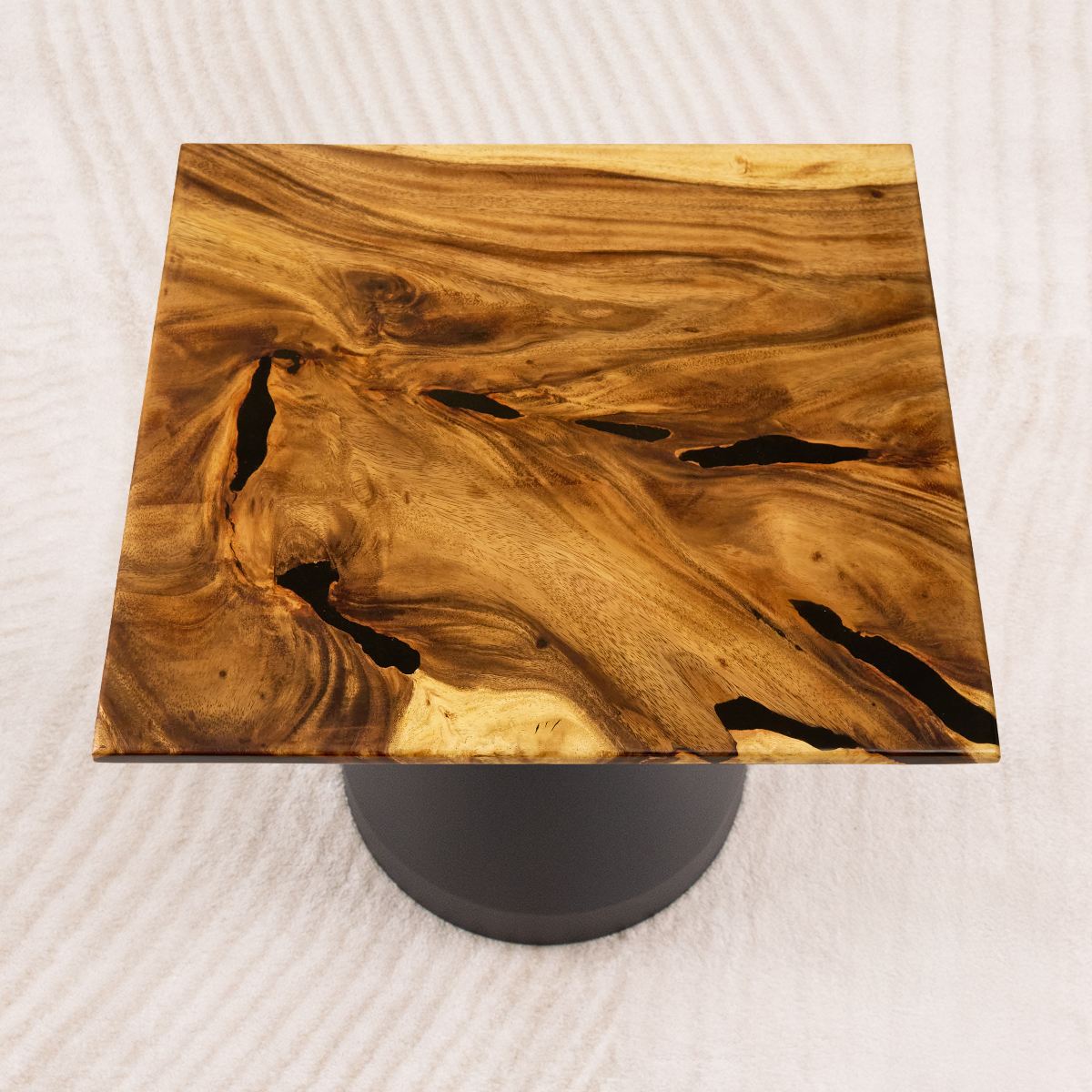 square epoxy table top 19 inches e