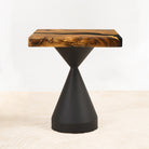 square handcrafted epoxy table top 15 inches 3