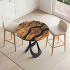 Table Base Manta 40" H Metal Design Side Table - close-up of table top