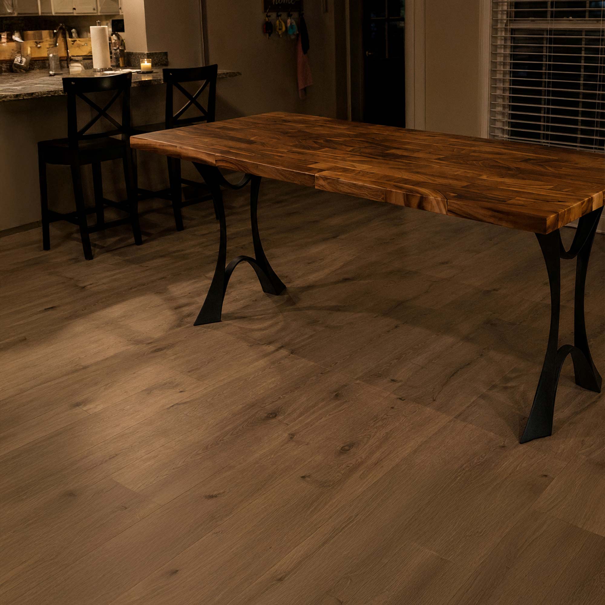 Dining Table with Joxie 28.5" H Metal Table Legs for Butcher Block Wood - Customer Feedback 
