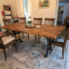 Dining Table with Joxie 28.5" H Metal Table Legs for Butcher Block Wood - Customer Feedback 