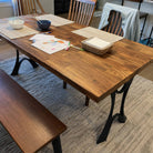 Dining Table with Joxie 28.5" H Metal Table Legs for Butcher Block Wood - Customer Feedback