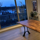 Dining Table with Joxie 28.5" H Metal Table Legs for Butcher Block Wood - Customer Feedback 